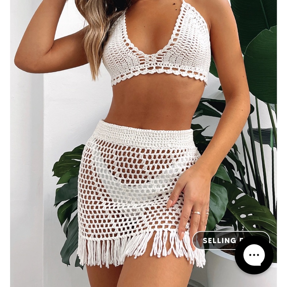 White Fox Boutique Crochet Set